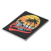 California Retro Sunset Notitieblok (Gedraaid)