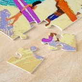 California Retro Surfer Girl Puzzle (Côté)