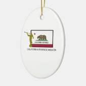 CALIFORNIA RIVERSIDE MISSIE LDS CTR KERAMISCH ORNAMENT (Links)