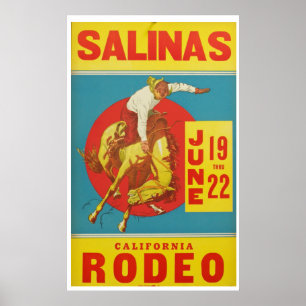California Rodeo Travel Poster