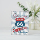 California Route 66 Amerika Briefkaart (Staand voorkant)