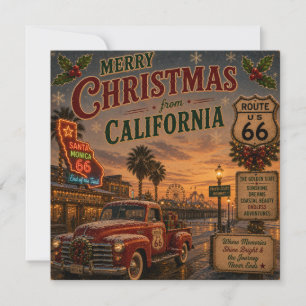 California Route 66 kerstgroet