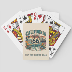 California Route 66 Mother Road Spel Pokerkaarten
