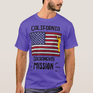 California Sacramento Mormon LDS Mission Gift T-shirt