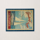 California Sailboot Vintage Travel Legpuzzel (Horizontaal)