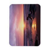 California, San Diego, Sunset Cliffs, Sunset 4 Magneet (Verticaal)