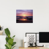 California, San Diego, Sunset Cliffs, Sunset 4 Poster (Thuiskantoor)