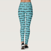 California Santa Monica CA Pier Beach Ferris Wheel Leggings (Achterkant)