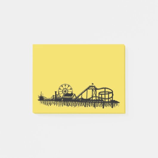 California Santa Monica CA Pier Beach Ferris Wheel Post-it® Notes (Voorkant)