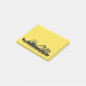 California Santa Monica CA Pier Beach Ferris Wheel Post-it® Notes (Schuin)