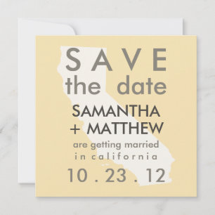 California Save the Date Cards