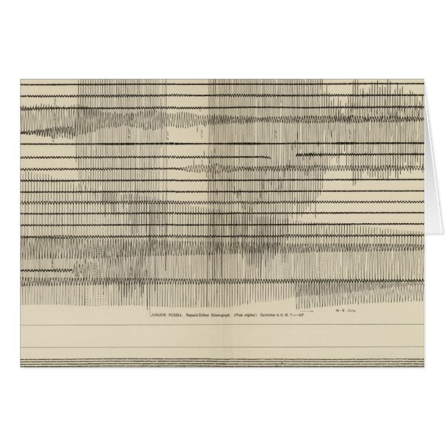 California Seismogrammen 10 (Voorkant Horizontaal)