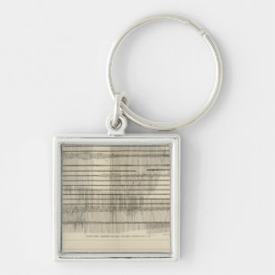 California Seismogrammen 10 Sleutelhanger