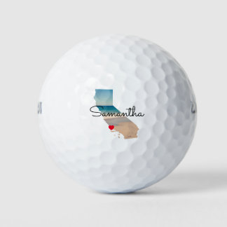 California Shape Heart Photo  Golfballen