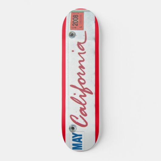 CALIFORNIA Skateboard (Recto)