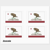 California Skateboard Beer Rechthoekige Sticker (Vel)