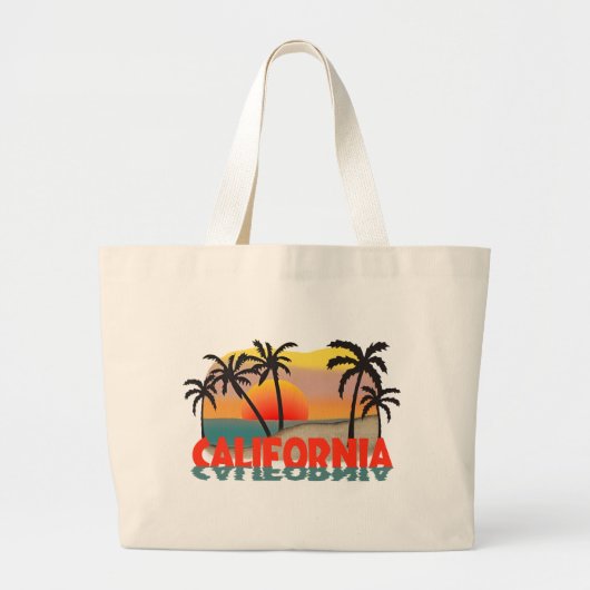 California Souvenir Grote Tote Bag (Voorkant)