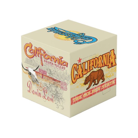 California Souvenir Kubus (Achter hoekig)