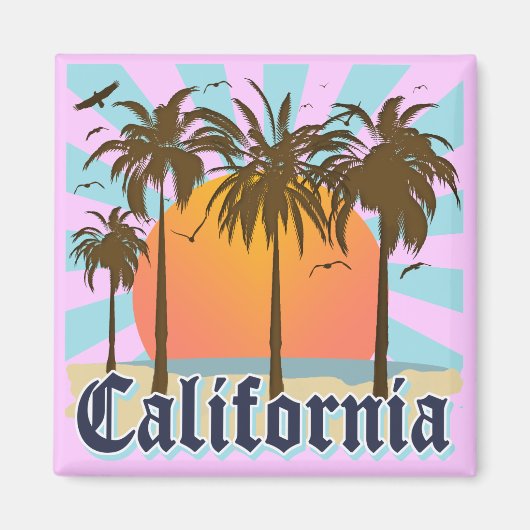 California  Souvenir Magneet (Voorkant)