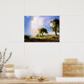 California Spring, schilderij van Albert Bierstadt Poster (Keuken)