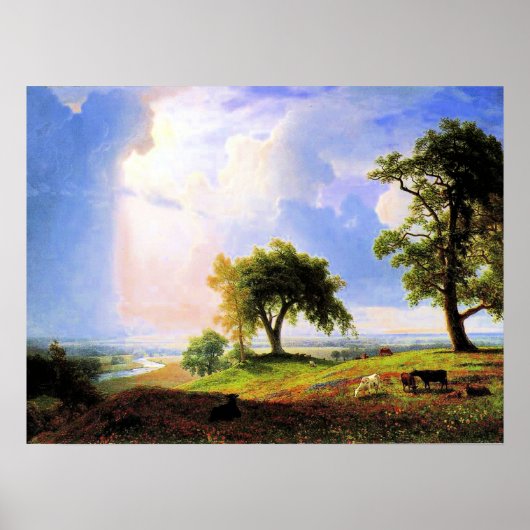 California Spring, tableau d'Albert Bierstadt (Devant)