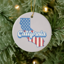 California Stars & Stripes Silhouette