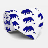 California State Blue beer flag symbol stropdas (Opgerold)