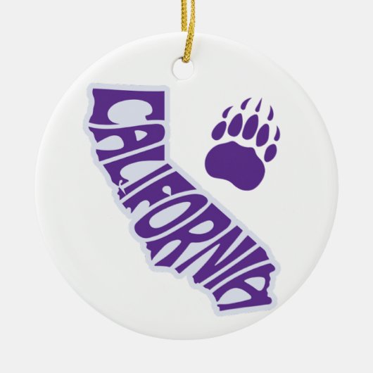 California State Christmas Tree Ornament (Voorkant)