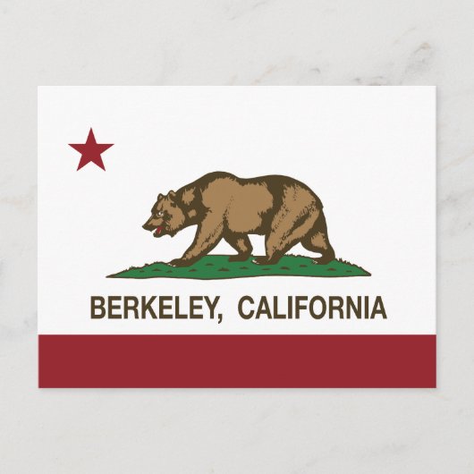 California State Flag Berkeley Briefkaart (Voorkant)