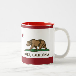California State Flag Brea Tweekleurige Koffiemok