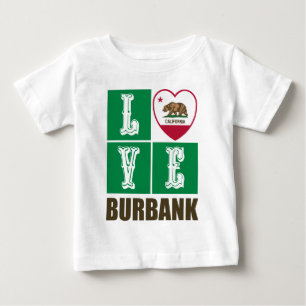 California State Flag Heart Burbank