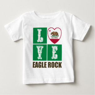 California State Flag Heart Eagle Rock
