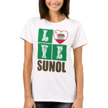 California State Flag Heart Sunol