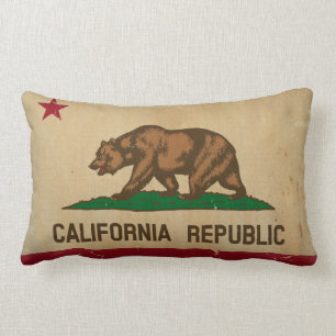 California State Flag  Kussen