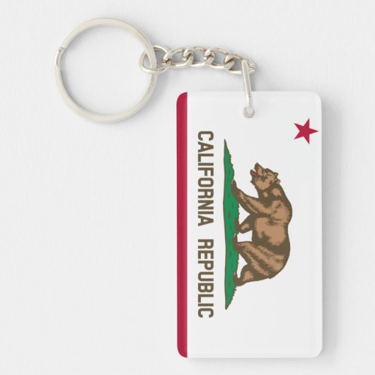 California State Flag Sleutelhanger (Voorkant)