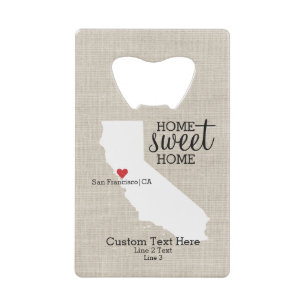 California State Love Home Sweet Home Carte person