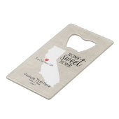 California State Love Home Sweet Home Carte person (Devant Angle)