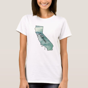 California State Map T-shirt
