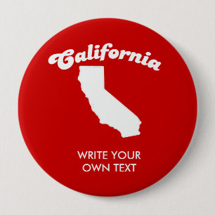CALIFORNIA STATE MOTTO T-SHIRT T-shirt Ronde Button 4,0 Cm