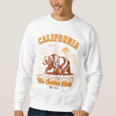California State Pride – Bear & Wildflower  Trui (Voorkant)