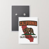 California State Pride Button (Voorkant / Achterkant)