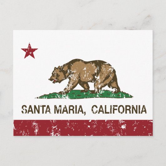 California State Santa Maria Briefkaart (Voorkant)
