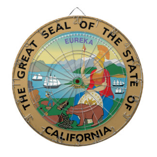 California State Seal Dartbord