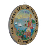 California State Seal Dartbord (Voorkant Links)