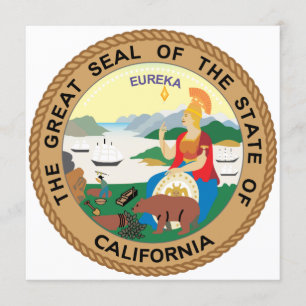 California State Seal Kaart