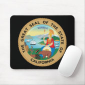 California State Seal Mousepad Muismat (Met muis)