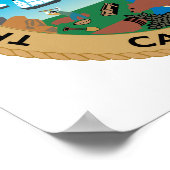 California State Seal Poster (Hoek)