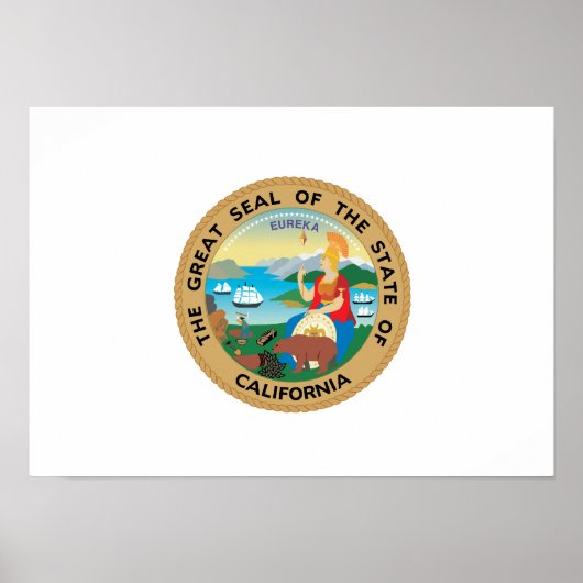 California State Seal Poster (Voorkant)