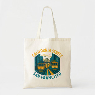 California straat kabelbanen San Francisco Tote Bag