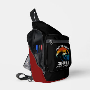 California Summer Surfer vibes Sling Bag